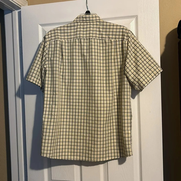 Eddie Bauer men’s plaid short sleeve button down shirt size medium - Picture 6 of 8